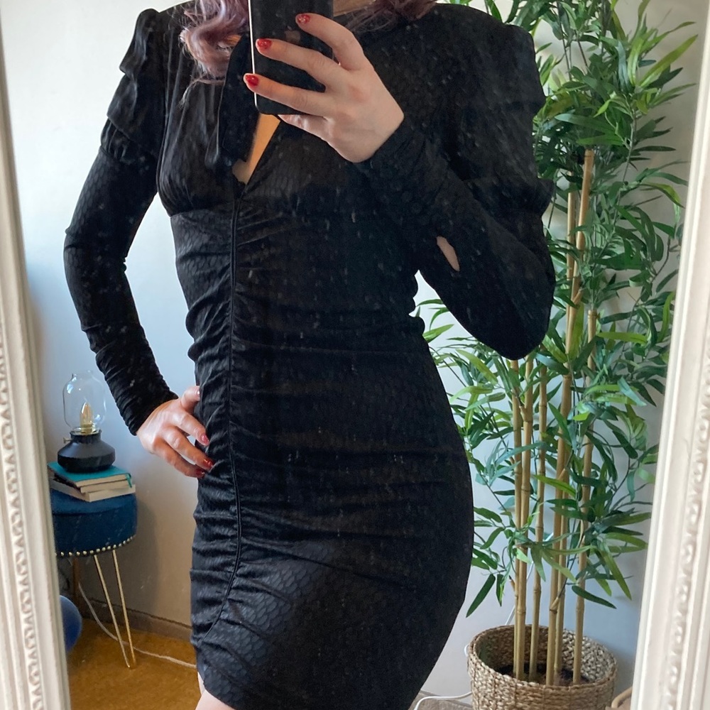 Alexis Black Mini Dress